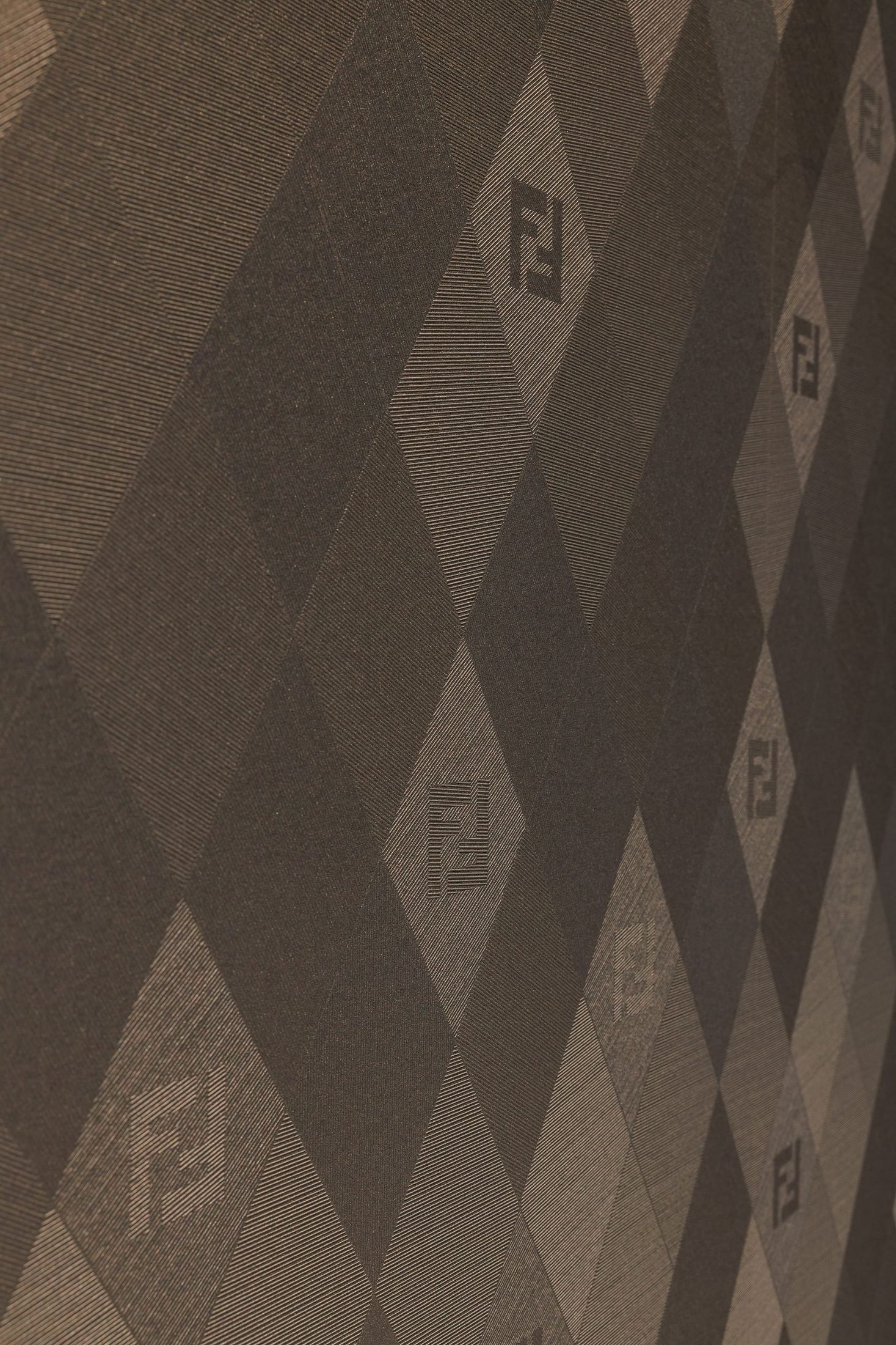 Detalle de papel pintado con relieve — CG Studio Epic Apto II, Costa del Sol. Fotografía de Pedro Jaén